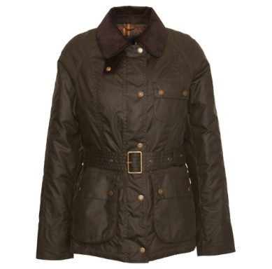 Barbour W's Solway Zipper Wax Jacket